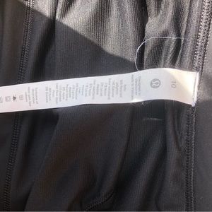 Black, gently used high rise 4 inch speed up shorts size 10